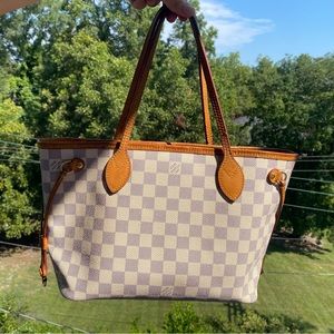 Louis Vuitton neverfull pm Damier Azur